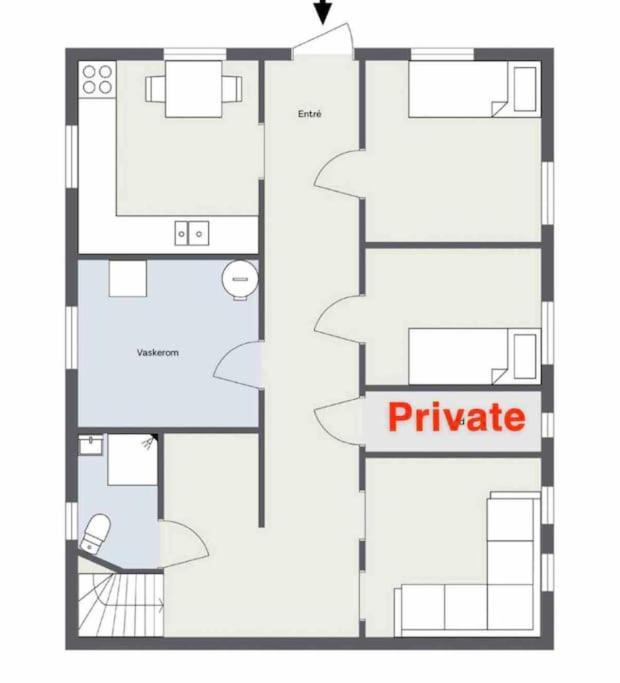 Central Apartment In Tromso With Parking Place Екстериор снимка
